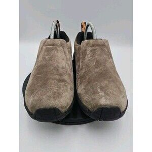 Merrell Women Jungle Moc Gunsmoke Brown Suede Slip On Shoes J60788 Size 10